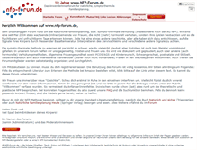 Tablet Screenshot of nfp-forum.de